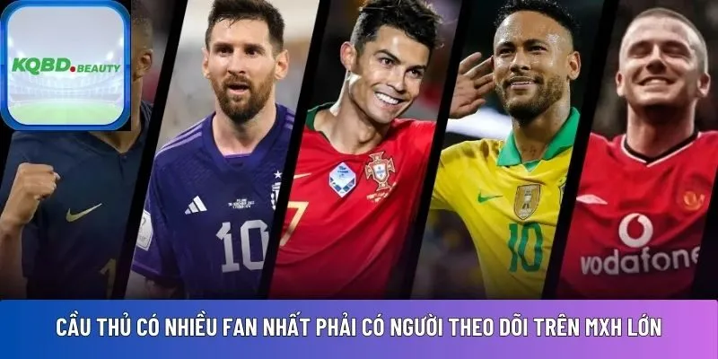 Cầu thủ có nhiều fan nhất thế giới